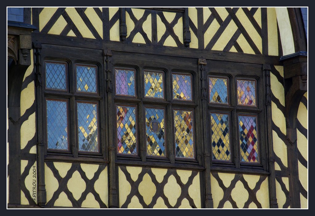 Medieval facade in Amiens