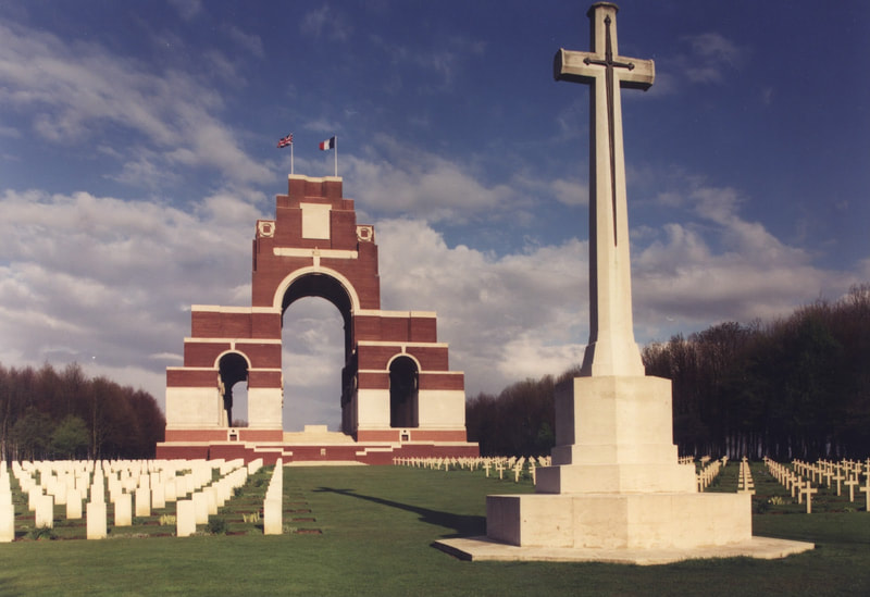 Thiepval Memorial to the Missing of the Somme dates from World War I (30 minutes)